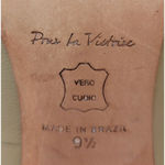 Pour La Victoire Tan / Red Leather Mary Janes Pumps Heels Women's Size 9.5 Photo 13