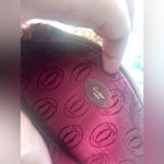 Cartier  gold logo pouch vintage $300 leather classic designer luxury boho y2k Photo 3