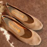 Rothy's  slip on flats  size 9 Orange and brown No flaws beside the wear in the bottoms!! Photo 1