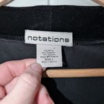 Vintage Notions Evening Velvet Bolero Women's Large Black/Silver Silver Photo 2