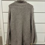 Anthropologie  Moth Paloma Oversized Brown Knit Pullover Tunic Sweater Photo 2