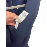 Eliza J Crepe Navy Blue Tie Front Jumpsuit Photo 6