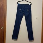 7 For All Mankind 7 For All Mankind Dark Straight Leg Jeans Buckle Size 29 Photo 6