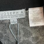 Joseph A. womans size large brown black leoprd print ruffle sweater cowl neck Photo 3