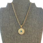 All Seeing Eye Gold Diamond Pendant & Necklace Photo 1