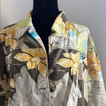 Chico's  Vibrant Floral Utility Jacket - Yellow, Green, Brown Photo 12