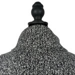 Loft  Marled Knit Half Zip Sweater Black and Cream Small‎ Photo 1