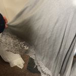 LC Lauren Conrad Lauren Conrad women’s long light grey Lacy shal cardigan Photo 2