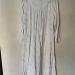 Aria  White Floral Long Sleeve Nightgown size small Photo 1