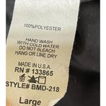 Basically Me Dress V-Neck Bell Sleeve Chevron Black White Size L Large Photo 7