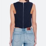 1. State  gingham crop top full back zipper women’s Size Large Photo 1