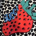 Gucci Authentic New Without Tags Leopard Print Sequined Strawberry Sweatshirt Photo 1