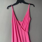 United Colors Of Benetton Benetton sz S spaghetti strap faux wrap pink midi dress Photo 1