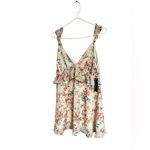 Lulus  Women's Floral Ruffle‎ dress or tunic Sleeveless V-Neck Party Size L Photo 12