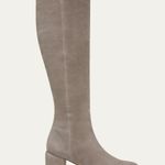Vince NWT  Maggie Grey Suede Knee High Boot. Size 7.5 Photo 2