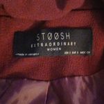 Stoosh by buckle womens red Ponte knit blazer size small Photo 9