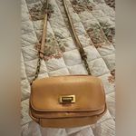 Merona   Tan mini flap Leather Crossbody Bag like new Photo 12