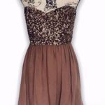 Parker Strapless  sequin dress Photo 0