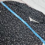 Kaileigh Long Sleeve Black & Tan Blouse M NWOT Photo 7