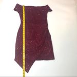 Bailey blue  off the shoulder sparkle mini dress Medium Photo 3