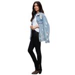 Sass & Bide Walk With Me Black Skinny Jeans 25 Brass Buttons Goth Grunge Biker Photo 11