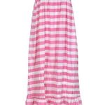 Sunshine Tienda Duval Stripe Florence Dress Size Medium NWT Pink Photo 1