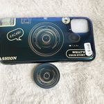 Camera pattern iphone 11 case Blue Photo 2