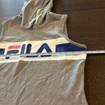 FILA Sport Hooded Dress Women’s Sleeveless Gray Dress Size Large Y2K Photo 6