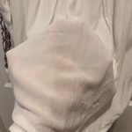 Old Navy  Women's Peasant Blouse Medium Embroidered Geometric Boho‎ Red White Photo 4