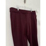 Lane Bryant NWT Purple Ponte Flare Mid Rise Stretchy Pleated Dress Pants Sz 22 Photo 2