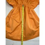 FORE Carolyn Statement Flutter Sleeve Mini Dress in Orange Size S Photo 5
