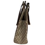 Liz Claiborne Vintage  Villager Monogram Shoulder Bag Brown Tan 12x12x3 Photo 4