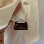 J. McLaughlin  Cream Button Down Shirt 100% Silk Minimalist Women's size Small Photo 8
