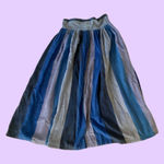 Santa Cruz Vintage 90s denim patchwork pleated midi skirt π₯ Photo 0