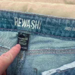 REWASH  High Rise Vintage Reunion Distressed Jeans Size 3/26 Photo 4