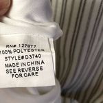 OVI NWOT Cream & Black Double-Striped Dress Size M Photo 5