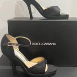 Dolce & Gabbana  BRAND NEW!!! Black Silk Pumps w/Box Size 6 AJ20 Photo 0