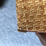 BCBGMAXAZRIA Authentic Leather wedge. US 8.5. UK 39.5.Color: Brownish Orange Photo 8