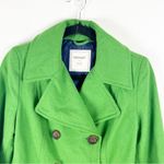 Old Navy  Green Wool Blend Double Breasted Lined Long Sleeves Pea Coat Small Photo 6