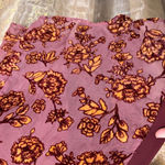 Forever 21  Maroon Golden Floral Velvet Burnout Open Front Kimono Small Photo 4