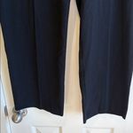Dana Buchman Dana Buchanan | Black Pleated Dress Pants Front Pockets Elastic Waist Size 16 Photo 1