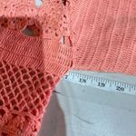 Soft Surroundings  Women's Beaded Crochet Knit Crop Cardigan‎ Pink Size Medium Photo 8