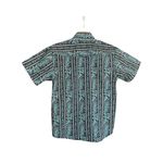 Panhandle  Blue & Black Paisley Print Short-Sleeve Top Size L/14 Photo 3