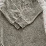 M Rena 100% lambswool gray crochet detailing V Photo 12