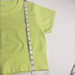 Green Fitted Crop T Photo 3