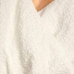 Lulus White Crinkled Tie-Back Surplice Bodysuit Photo 4