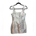 Lulus Lulu’s Exceptionally Precious White Satin Bow Mini Dress Photo 1