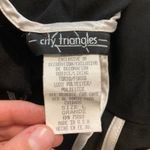 City Triangles Vintage 90’s  Black White Crossover V-Neck Halter Maxi Dress Photo 8