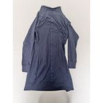 Title Nine Guthrie French Terry Mock Neck Long Sleeve Navy/Grey Dress Size M Blue Size M Photo 8