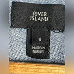River Island  denim drawstring romper.  Size 6 Photo 7
